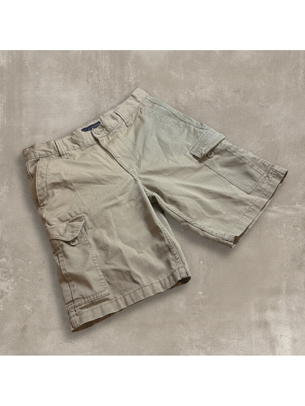 US Polo Assn Mens W34 Beige Khaki Cargo Shorts Ralph Lauren Style Twill